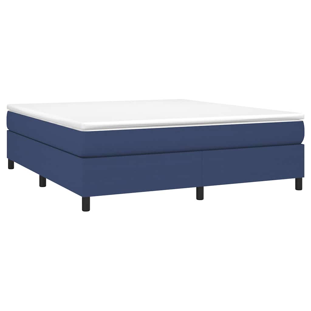 Vidaxl boxspring bed stof blauw 180x200 cm