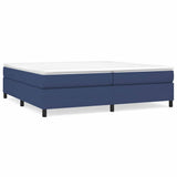 Vidaxl boxspring bed stof blauw 200x200 cm