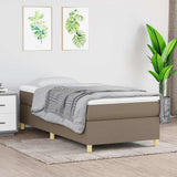 Vidaxl boxspring bed 80x200 cm stof taupe