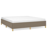 Vidaxl boxspring bed stof taupe 160x200 cm