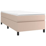 Vidaxl boxspring bed kunstleer cappuccinokleurig 90x190 cm