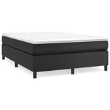 Vidaxl boxspring bed kunstleer zwart 140x200 cm