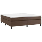 Vidaxl boxspring bed kunstleer bruin 160x200 cm