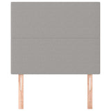 Vidaxl hoofdbord lichtgrijs 80x5x118 128 cm stof