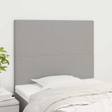 Vidaxl hoofdbord lichtgrijs 80x5x118 128 cm stof