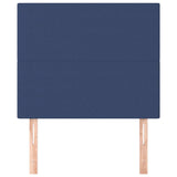 Vidaxl hoofdbord blauw 80x5x118 128 cm stof
