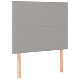 Vidaxl hoofdbord lichtgrijs 90x5x118 128 cm stof