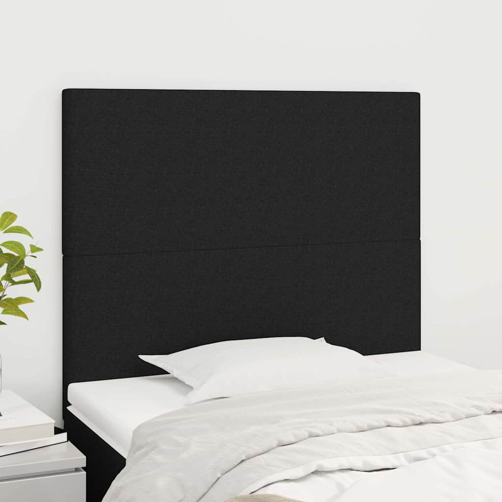 Vidaxl hoofdbord zwart 90x5x118 128 cm stof