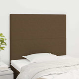 Vidaxl hoofdbord donkerbruin 90x5x118 128 cm stof