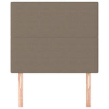 Vidaxl hoofdbord taupe 100x5x118 128 cm stof