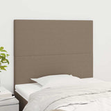 Vidaxl hoofdbord taupe 100x5x118 128 cm stof