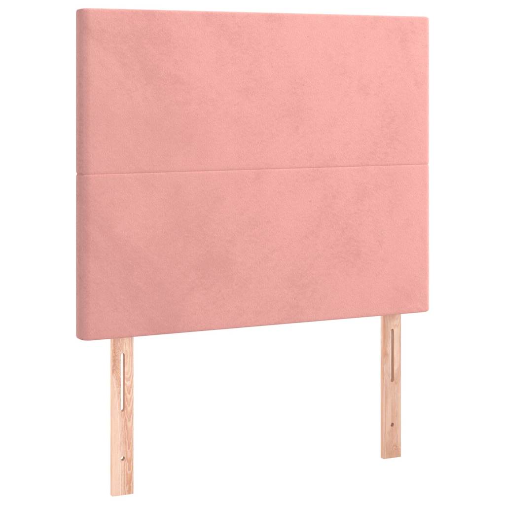Vidaxl hoofdbord roze 80x5x118 128 cm fluweel