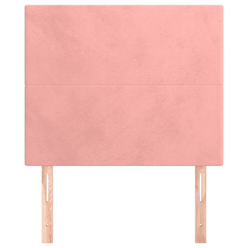 Vidaxl hoofdbord roze 80x5x118 128 cm fluweel