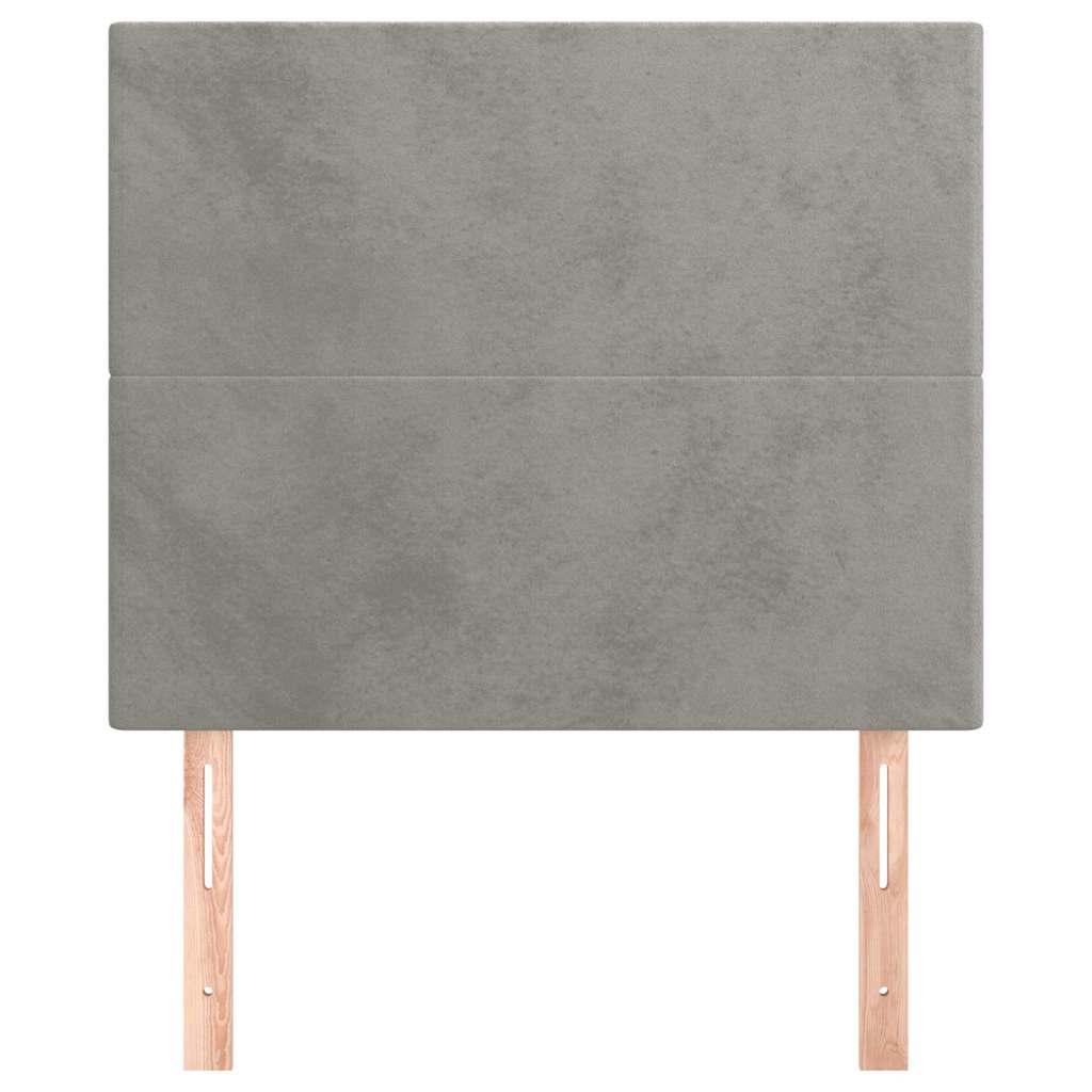 Vidaxl hoofdbord lichtgrijs 90x5x118 128 cm fluweel