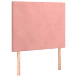 Vidaxl hoofdbord roze 100x5x118 128 cm fluweel