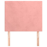 Vidaxl hoofdbord roze 100x5x118 128 cm fluweel