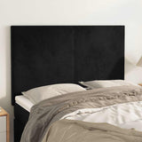 Vidaxl hoofdbord zwart 144x5x118 128 cm fluweel
