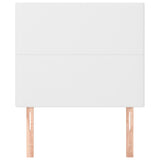 Vidaxl hoofdbord wit 90x5x118 128 cm kunstleer