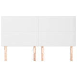 Vidaxl hoofdbord wit 160x5x118 128 cm kunstleer