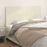 Vidaxl hoofdbord crème 160x5x118 128 cm kunstleer