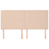 Vidaxl hoofdbord cappuccino 160x5x118 128 cm kunstleer