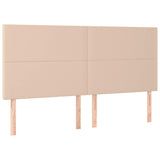 Vidaxl hoofdbord cappuccino 180x5x118 128 cm kunstleer