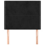 Vidaxl hoofdbord zwart 100x5x118 128 cm fluweel