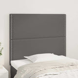 Vidaxl hoofdbord grijs 90x5x118 128 cm kunstleer