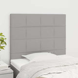 Vidaxl hoofdbord lichtgrijs 90x5x118 128 cm stof