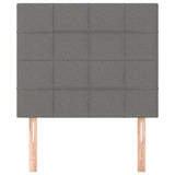 Vidaxl hoofdbord donkergrijs 100x5x118 128 cm stof