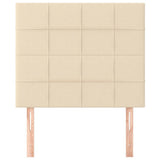 Vidaxl hoofdbord crème 100x5x118 128 cm stof