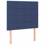 Vidaxl hoofdbord blauw 100x5x118 128 cm stof