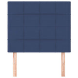 Vidaxl hoofdbord blauw 100x5x118 128 cm stof