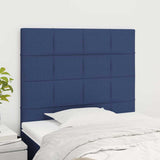 Vidaxl hoofdbord blauw 100x5x118 128 cm stof