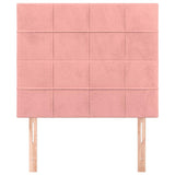 Vidaxl hoofdbord roze 80x5x118 128 cm fluweel