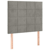 Vidaxl hoofdbord lichtgrijs 100x5x118 128 cm fluweel