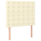 Vidaxl hoofdbord crème 80x5x118 128 cm kunstleer