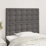 Vidaxl hoofdbord grijs 80x5x118 128 cm kunstleer