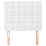 Vidaxl hoofdbord wit 90x5x118 128 cm kunstleer