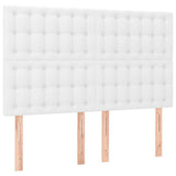 Vidaxl hoofdbord wit 144x5x118 128 cm kunstleer