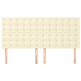 Vidaxl hoofdbord crème 200x5x118 128 cm kunstleer
