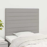 Vidaxl hoofdbord lichtgrijs 90x5x118 128 cm stof