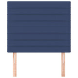 Vidaxl hoofdbord blauw 90x5x118 128 cm stof