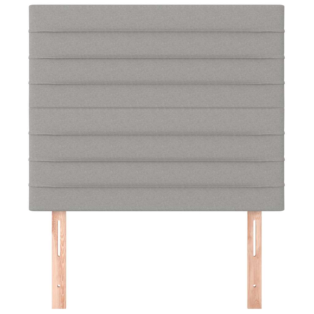 Vidaxl hoofdbord lichtgrijs 100x5x118 128 cm stof