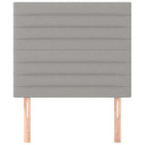 Vidaxl hoofdbord lichtgrijs 100x5x118 128 cm stof