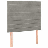 Vidaxl hoofdbord lichtgrijs 100x5x118 128 cm fluweel