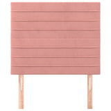 Vidaxl hoofdbord roze 100x5x118 128 cm fluweel