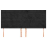Vidaxl hoofdbord zwart 160x5x118 128 cm fluweel