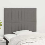 Vidaxl hoofdbord donkergrijs 80x5x118 128 cm stof