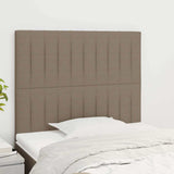 Vidaxl hoofdbord taupe 80x5x118 128 cm stof